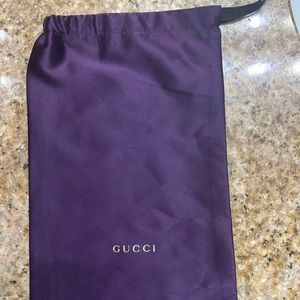 Gucci eye glass case bag